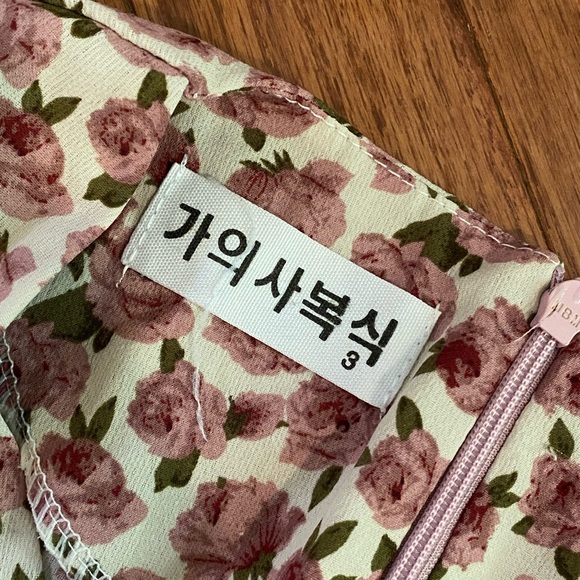 Floral print vintage dress - Picture 4 of 4